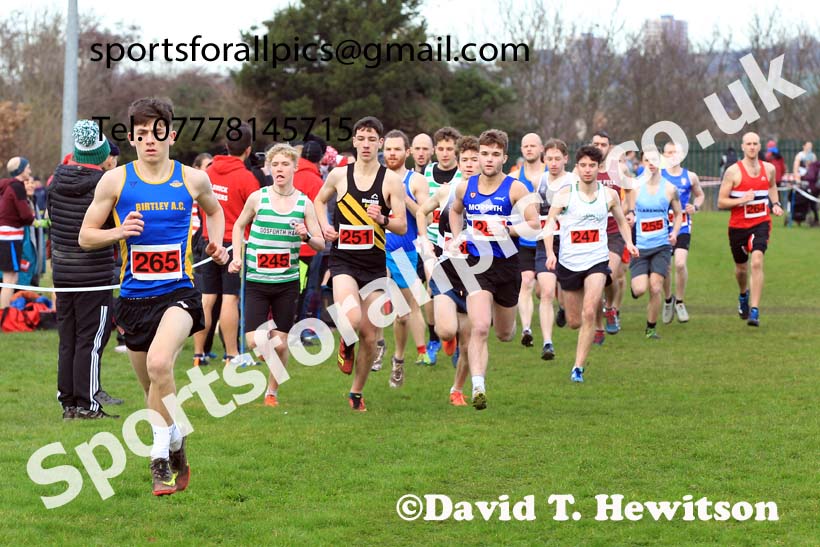 Senior mens 2022 Birtley Cross Country Relays. Photo: David T. Hewitson/Sports for All Pics